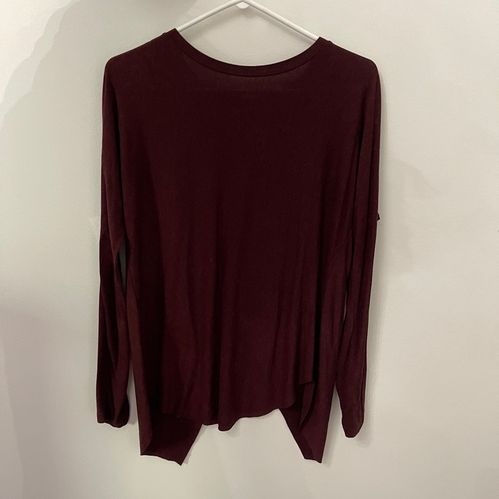 Wilfred purple long sleeve top